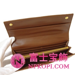 ミュウミュウ MIU MIU 長財布 サイフ 財布 さいふ ブラウン 5M1109-ST-COCCO-LUX-TABACCO